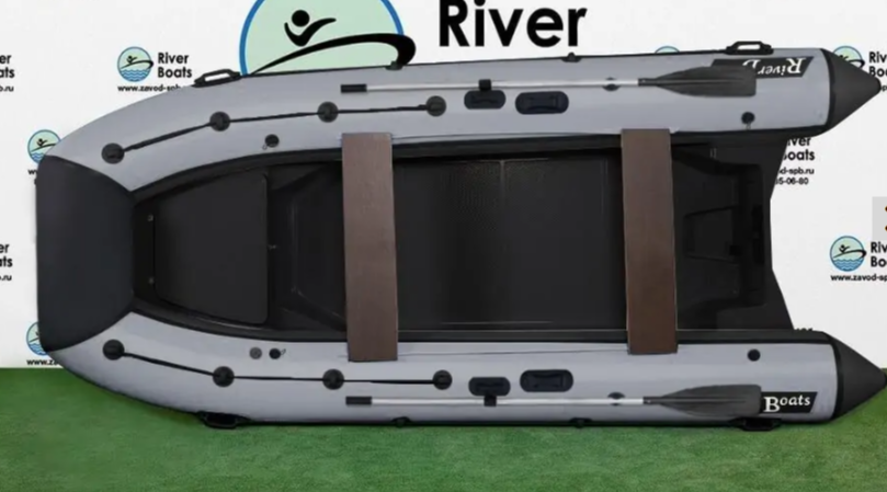 Лодка ПВХ РИБ RiverBoats RB - 380 (Встроенный рундук) (NEW)