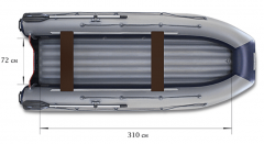 Лодка нднд Флагман DK 370 I JET