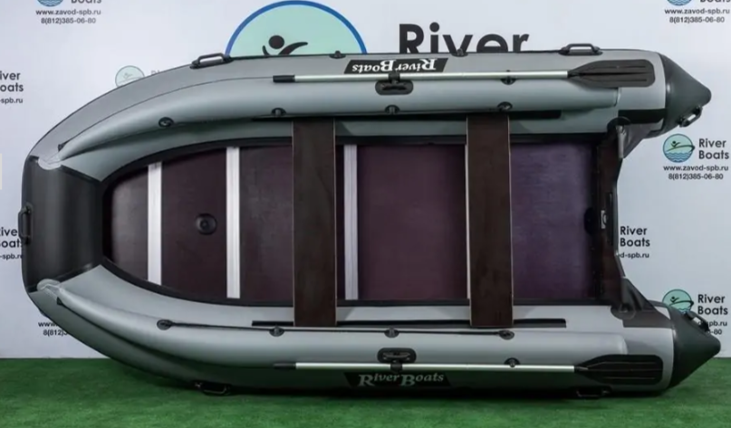 Лодка ПВХ нднд RiverBoats RB - 430 + Фальшборт
