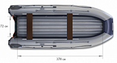 Лодка нднд Флагман DK 430 I JET
